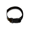 Black Gold Marble Print Dog Collar