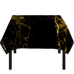 Black Gold Marble Print Tablecloth