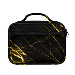 Black Gold Scratch Marble Print Briefcase Bible Bag