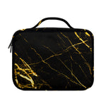 Black Gold Scratch Marble Print Briefcase Bible Bag