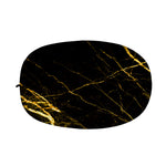 Black Gold Scratch Marble Print Car Side Mirror Covers