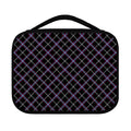 Black Grey Blue And Pink Tartan Print Classic Bible Case