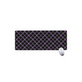 Black Grey Blue And Pink Tartan Print Extended Mouse Pad