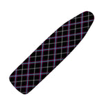 Black Grey Blue And Pink Tartan Print Ironing Board Cover