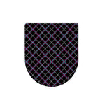 Black Grey Blue And Pink Tartan Print Toilet Lid Cover