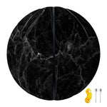 Black Grey Dark Marble Print Basketball