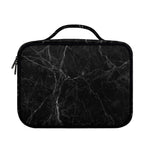 Black Grey Dark Marble Print Briefcase Bible Bag