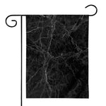 Black Grey Dark Marble Print House Flag