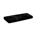Black Grey Dark Marble Print Piano Keyboard Cover