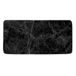 Black Grey Dark Marble Print Towel