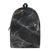 Black Grey Marble Print Backpack