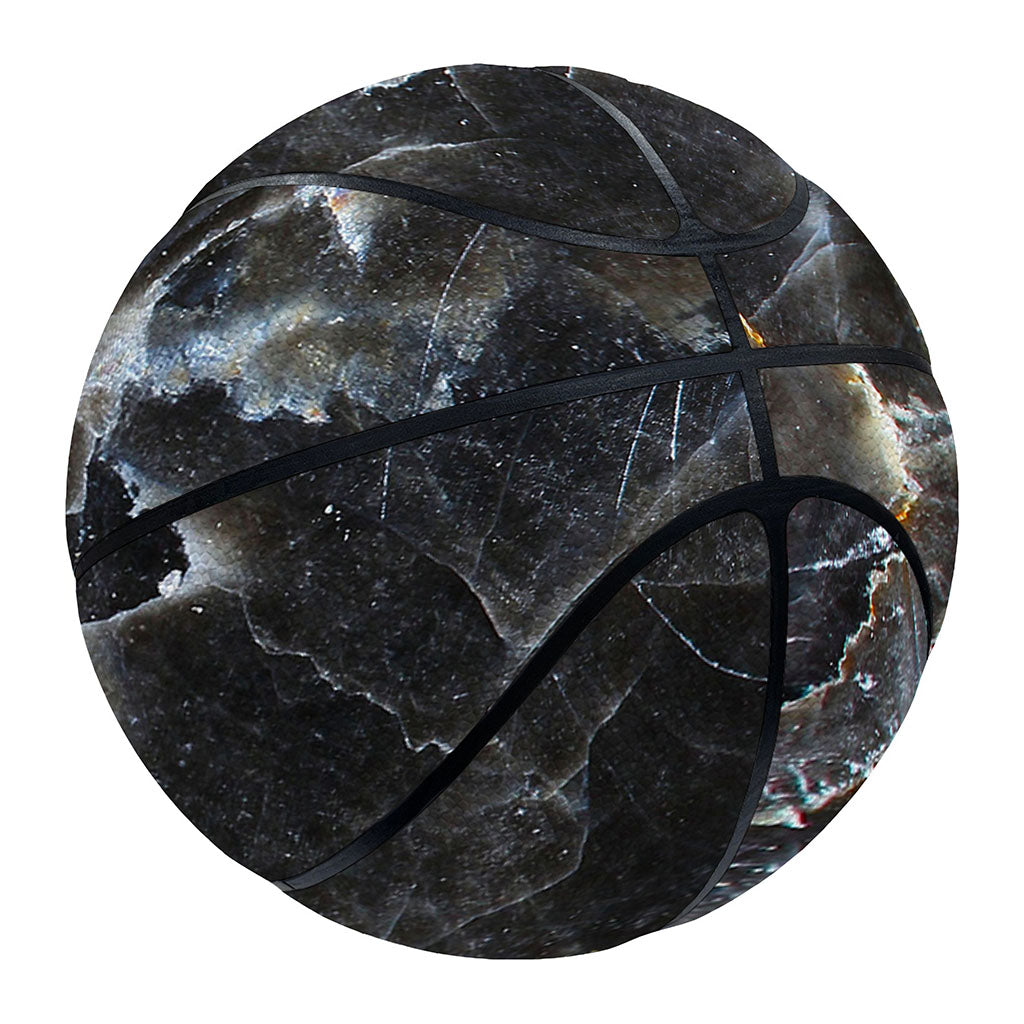 Black Grey Marble Print Basketball