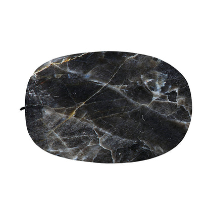 Black Grey Marble Print Car Side Mirror Covers