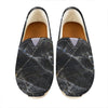 Black Grey Marble Print Casual Shoes