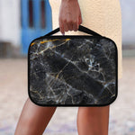 Black Grey Marble Print Classic Bible Case