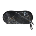 Black Grey Marble Print Glasses Case