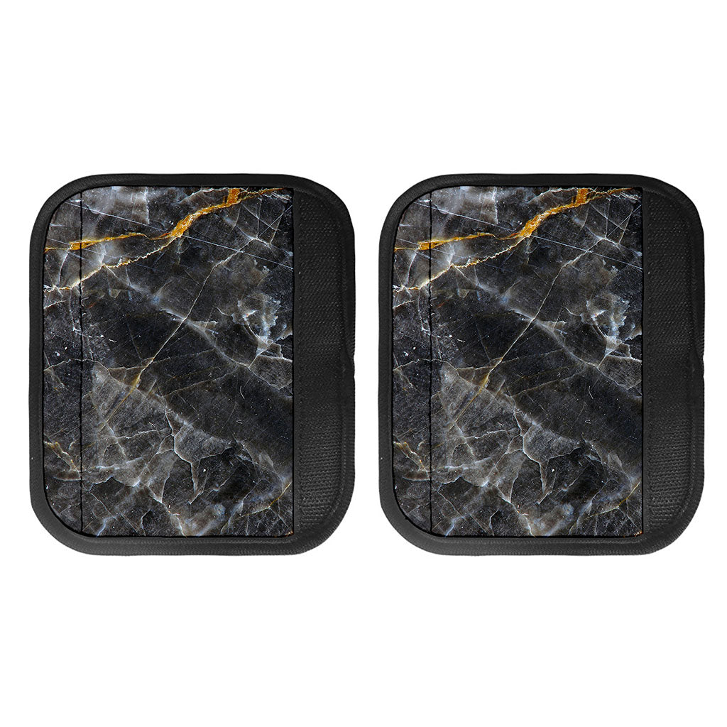 Black Grey Marble Print Handle Covers