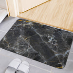 Black Grey Marble Print Indoor Door Mat