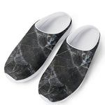 Black Grey Marble Print Mesh Casual Shoes