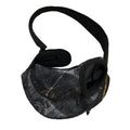 Black Grey Marble Print Pet Sling Carrier