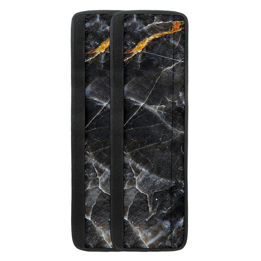 Black Grey Marble Print Refrigerator Handle Covers
