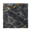 Black Grey Marble Print Silk Bandana