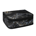 Black Grey Marble Print Small Lunch Bag