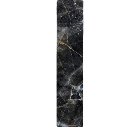 Black Grey Marble Print Table Runner