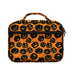 Black Halloween Pumpkin Pattern Print Briefcase Bible Bag