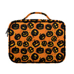 Black Halloween Pumpkin Pattern Print Briefcase Bible Bag