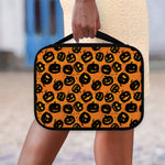 Black Halloween Pumpkin Pattern Print Classic Bible Case