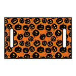 Black Halloween Pumpkin Pattern Print Golf Cart Seat Cover
