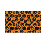 Black Halloween Pumpkin Pattern Print Polyester Flag