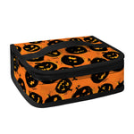 Black Halloween Pumpkin Pattern Print Small Lunch Bag