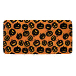 Black Halloween Pumpkin Pattern Print Towel