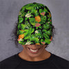 Black Hawaiian Pineapple Pattern Print Baseball Cap