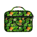 Black Hawaiian Pineapple Pattern Print Briefcase Bible Bag