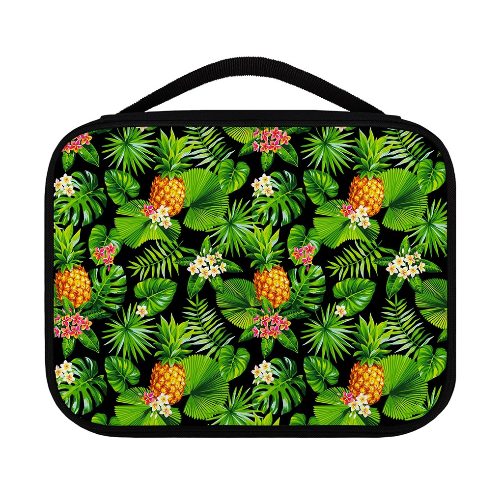 Black Hawaiian Pineapple Pattern Print Classic Bible Case