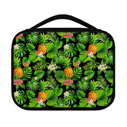 Black Hawaiian Pineapple Pattern Print Classic Bible Case