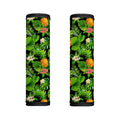 Black Hawaiian Pineapple Pattern Print Handle Covers