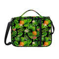 Black Hawaiian Pineapple Pattern Print Shoulder Strap Bible Bag