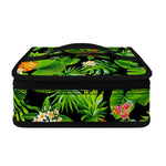 Black Hawaiian Pineapple Pattern Print Small Lunch Bag