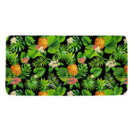 Black Hawaiian Pineapple Pattern Print Towel