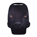 Black Jaguar Print Baby Seat Cover