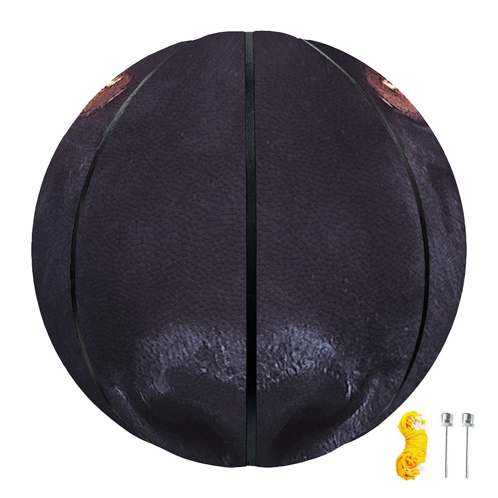 Black Jaguar Print Basketball
