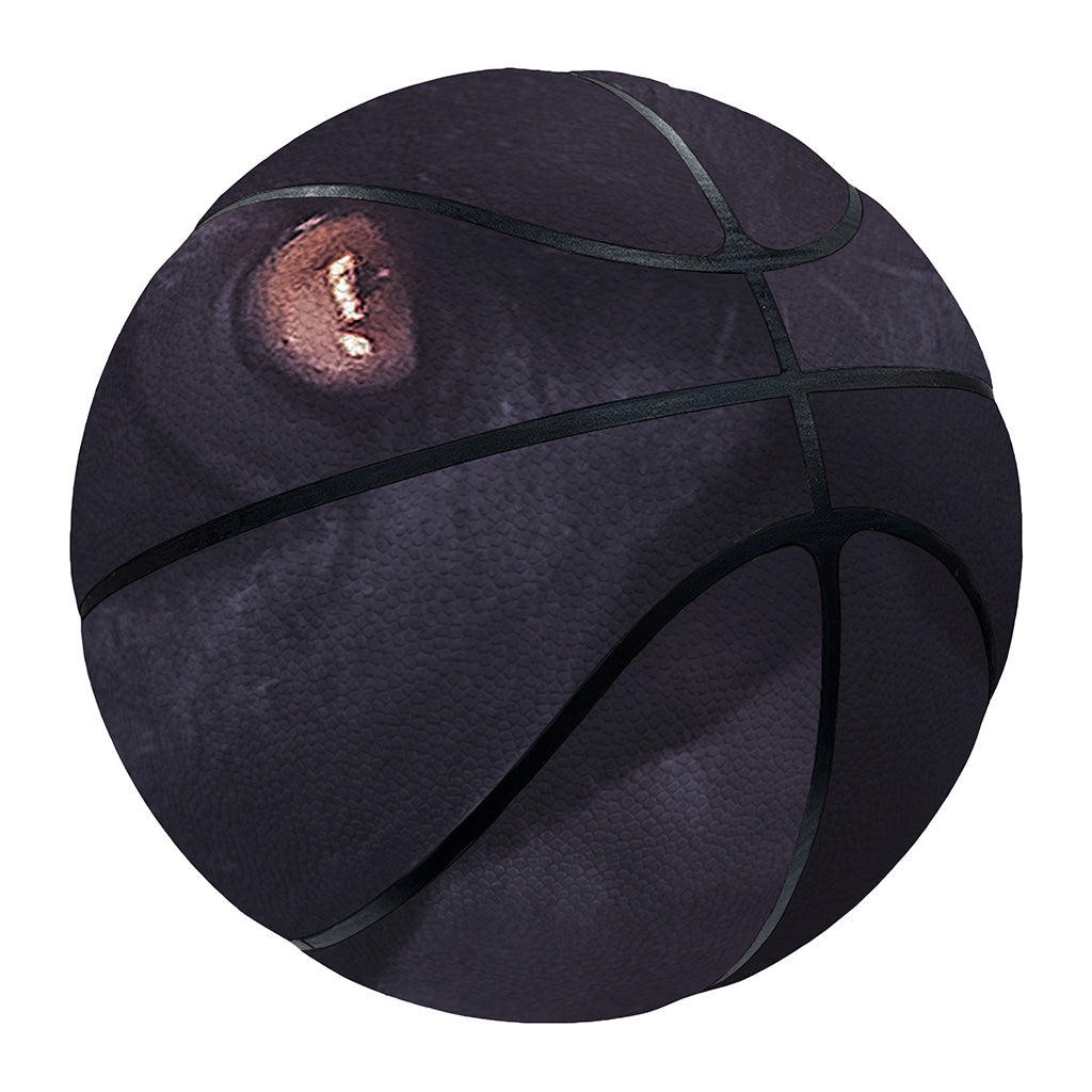Black Jaguar Print Basketball