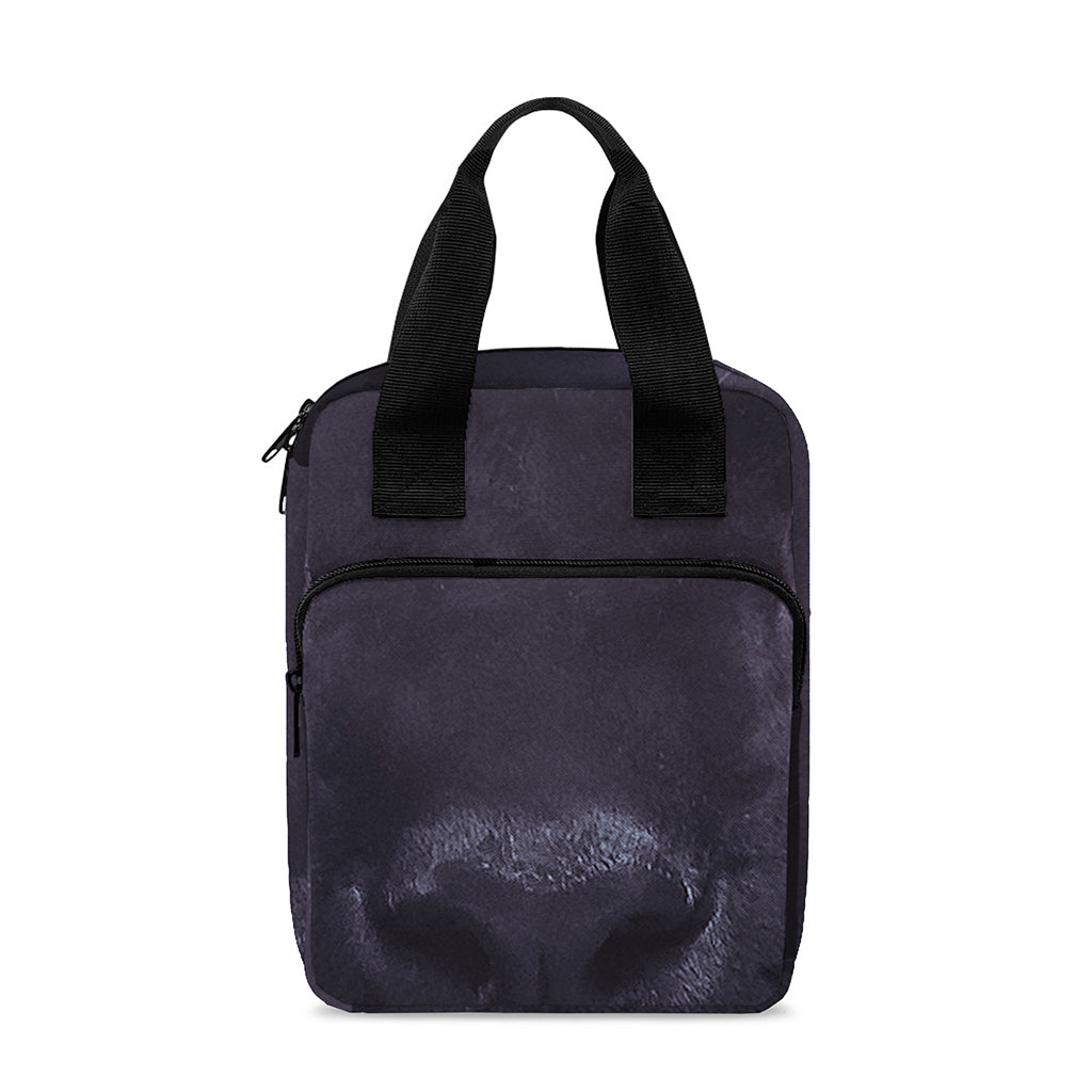 Black Jaguar Print Bible Tote Bag