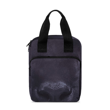Black Jaguar Print Bible Tote Bag