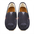 Black Jaguar Print Casual Shoes