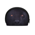 Black Jaguar Print Coin Purse